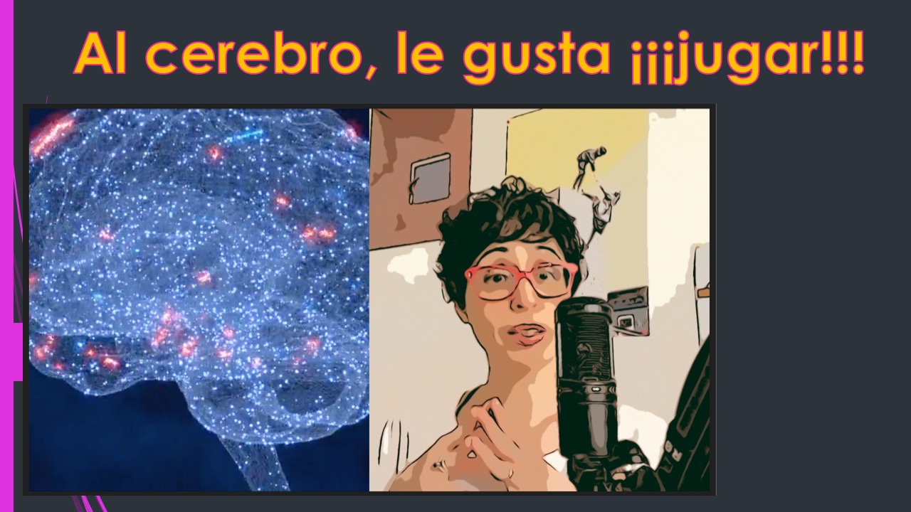 Ilustración del cerebro Apoyar el efecto del juego es la estimulación y el aprendizaje del cerebro.